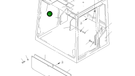 Панель, правая 26C-95-11711 Komatsu