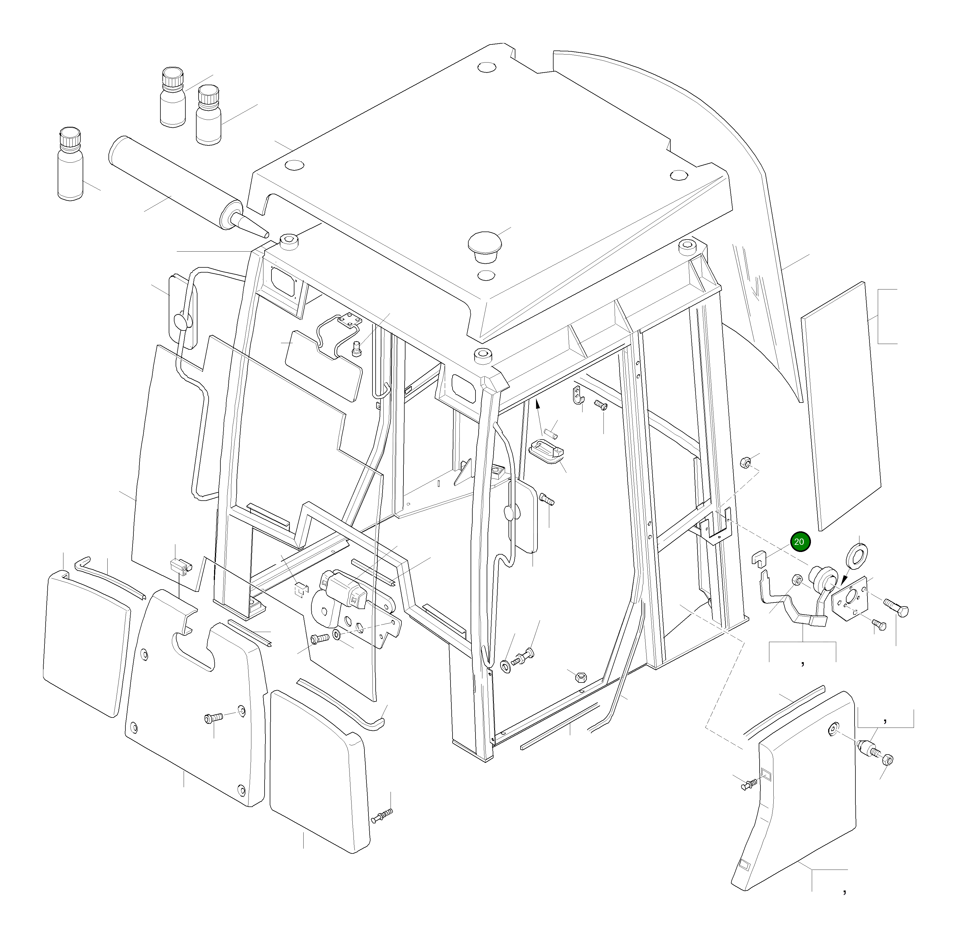 Рукоятка 42U-56-11730 Komatsu