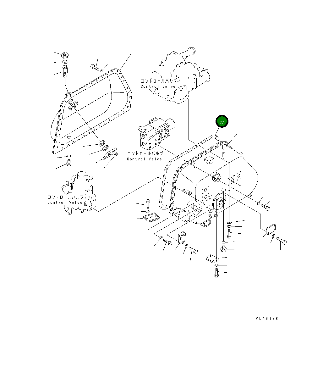 Прокладка 141-60-33182 Komatsu