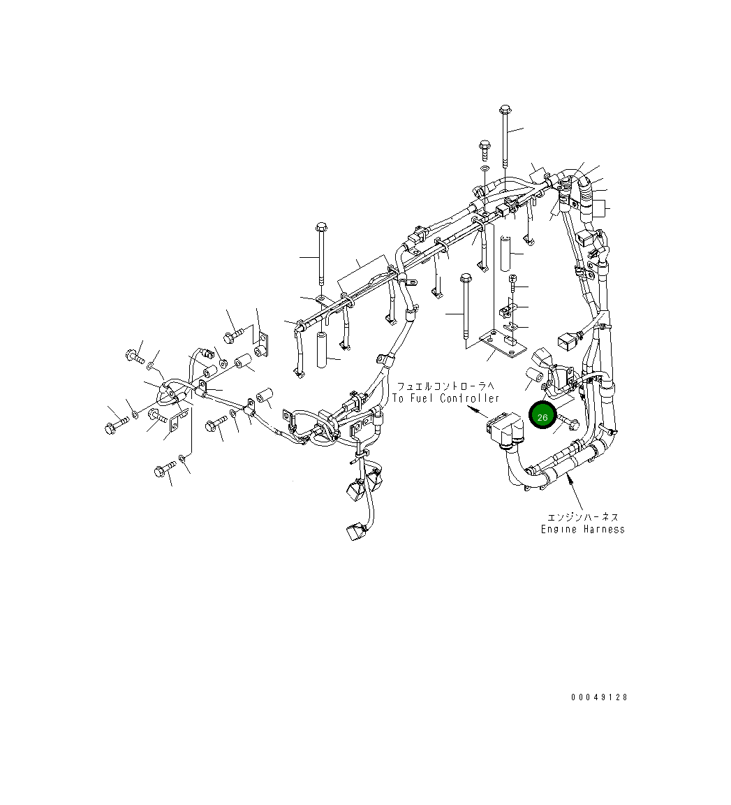Провод 6245-81-5820 Komatsu