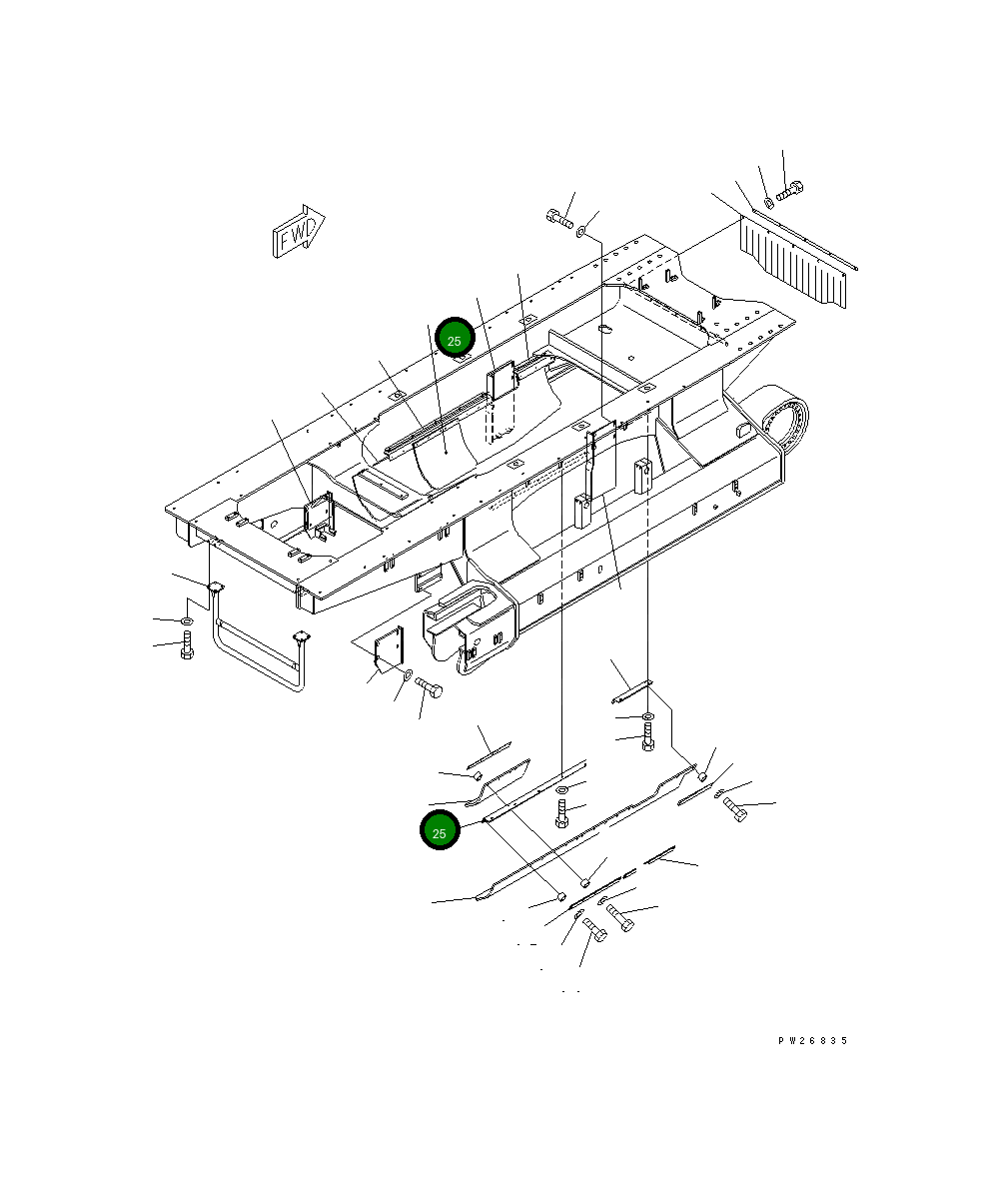 Пластина 8248-75-1422 Komatsu
