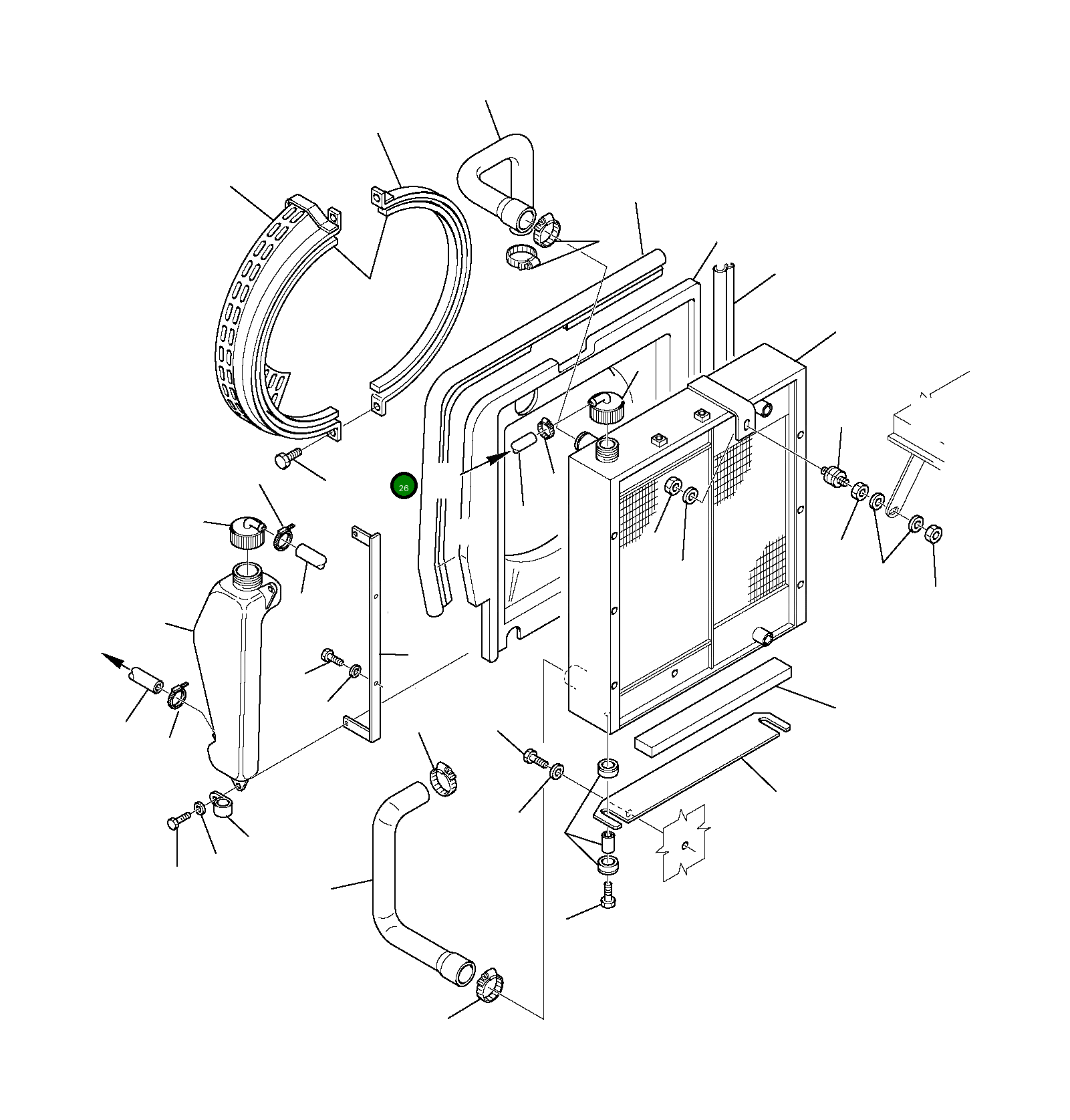 Прокладка 21D-03-11370 Komatsu