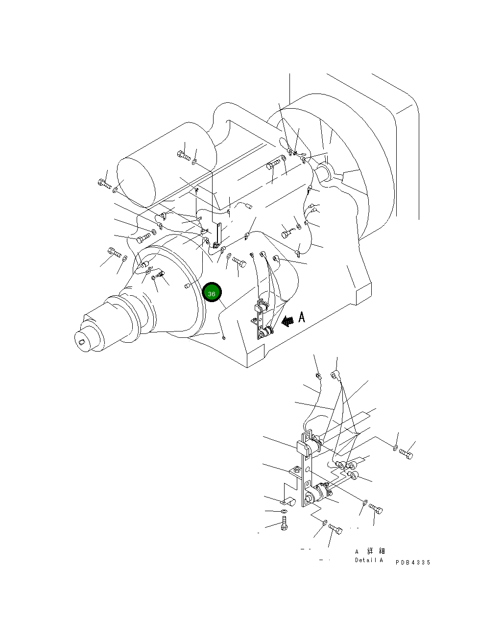 Провод 207-06-58180 Komatsu