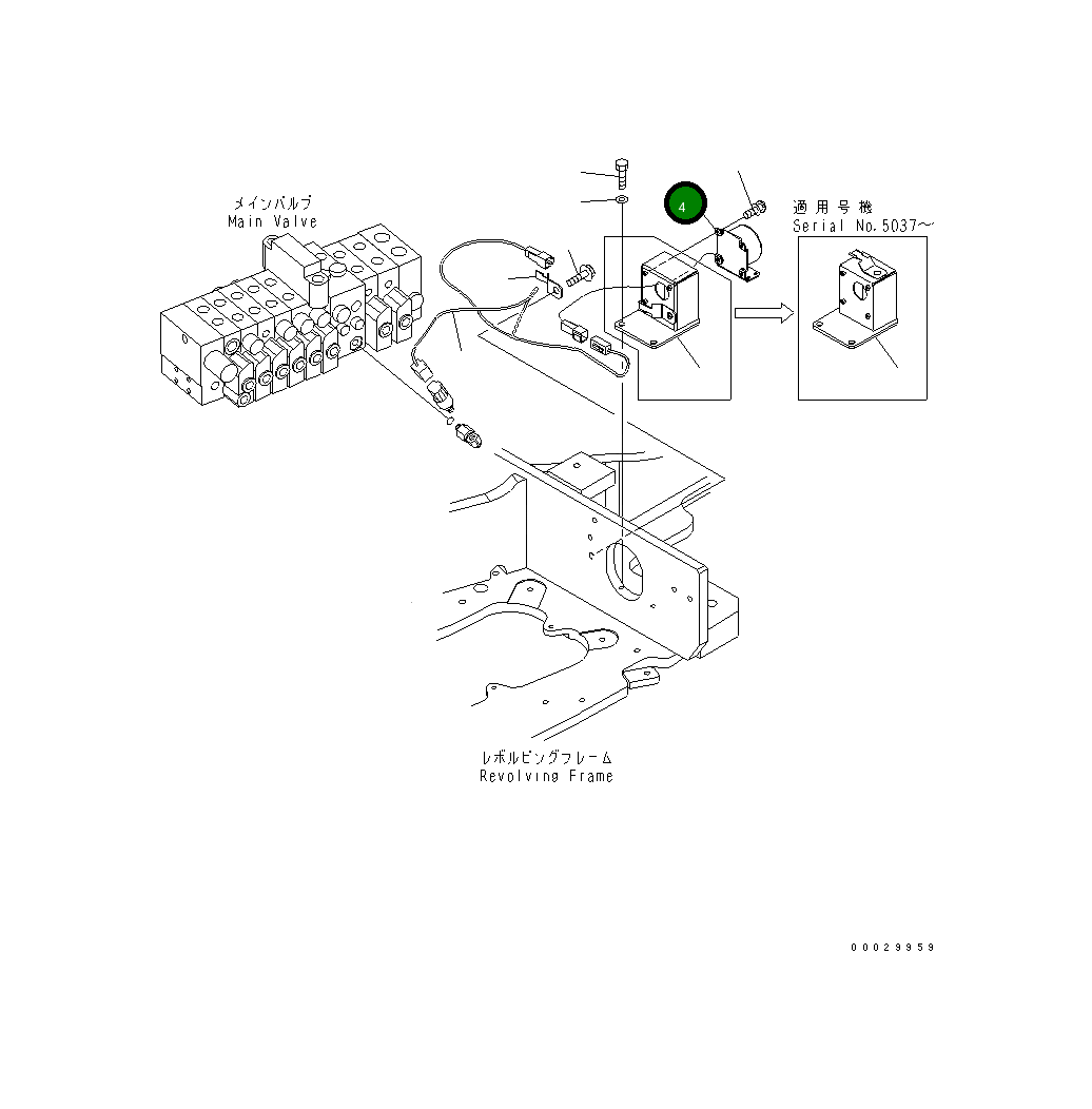 Сигнализация 22L-06-21610 Komatsu