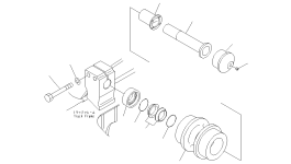 Поддерживающий каток 20Y-30-B0481 Komatsu