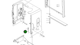 Проставка 428-Z84-4860 Komatsu