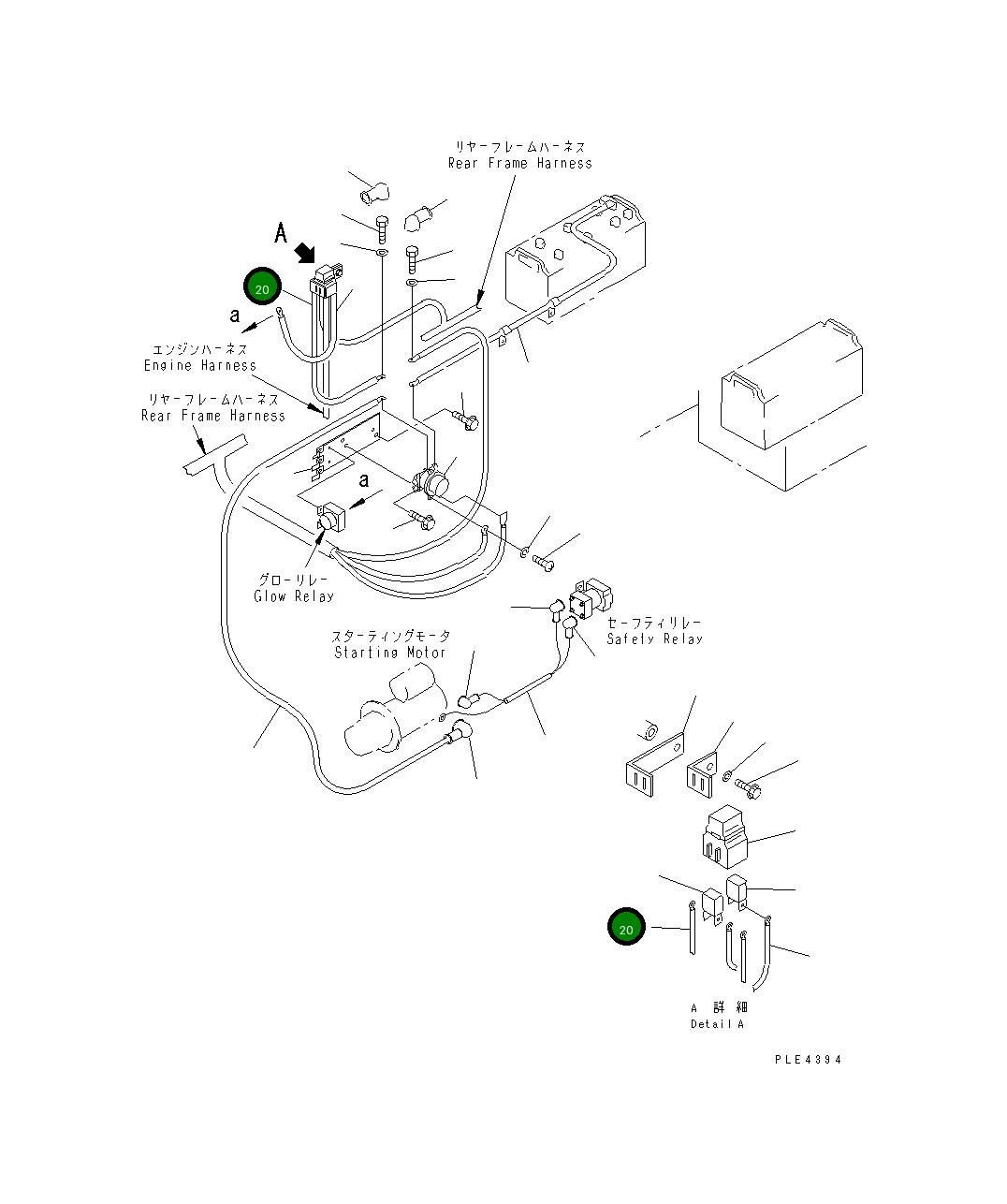Провод 419-06-22841 Komatsu