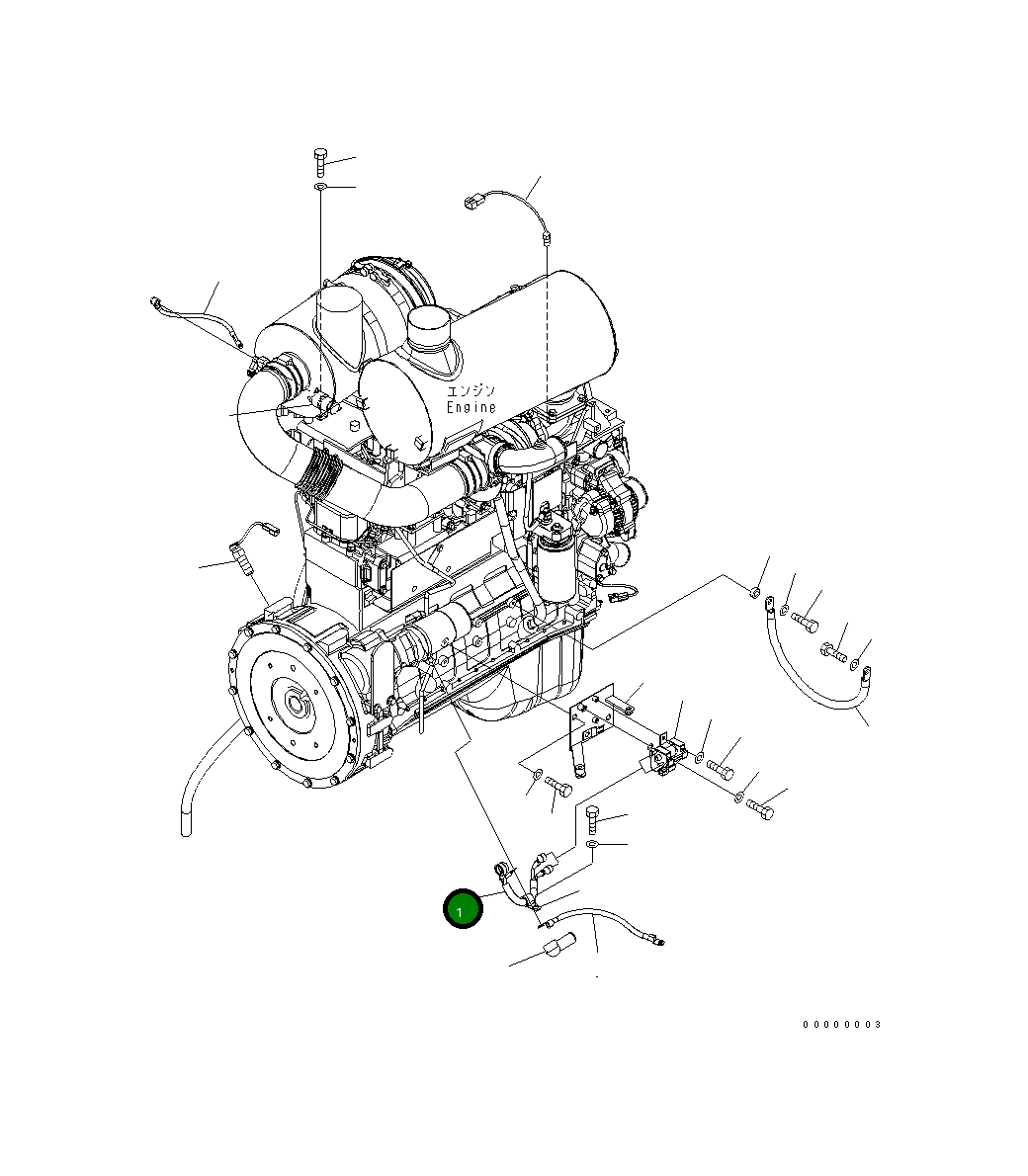Провод 418-06-32272 Komatsu