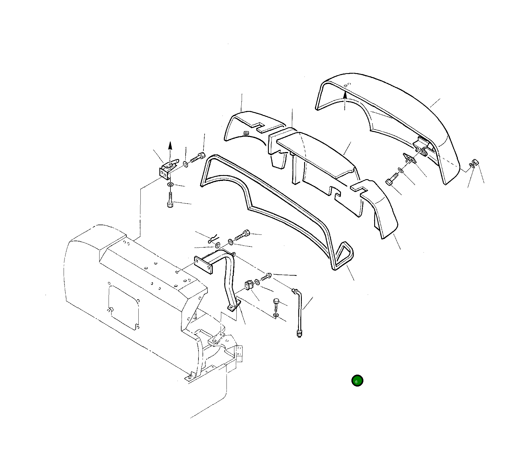 Прокладка 3F1040055 Komatsu