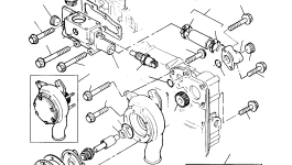 Прокладка P3687M019 Komatsu