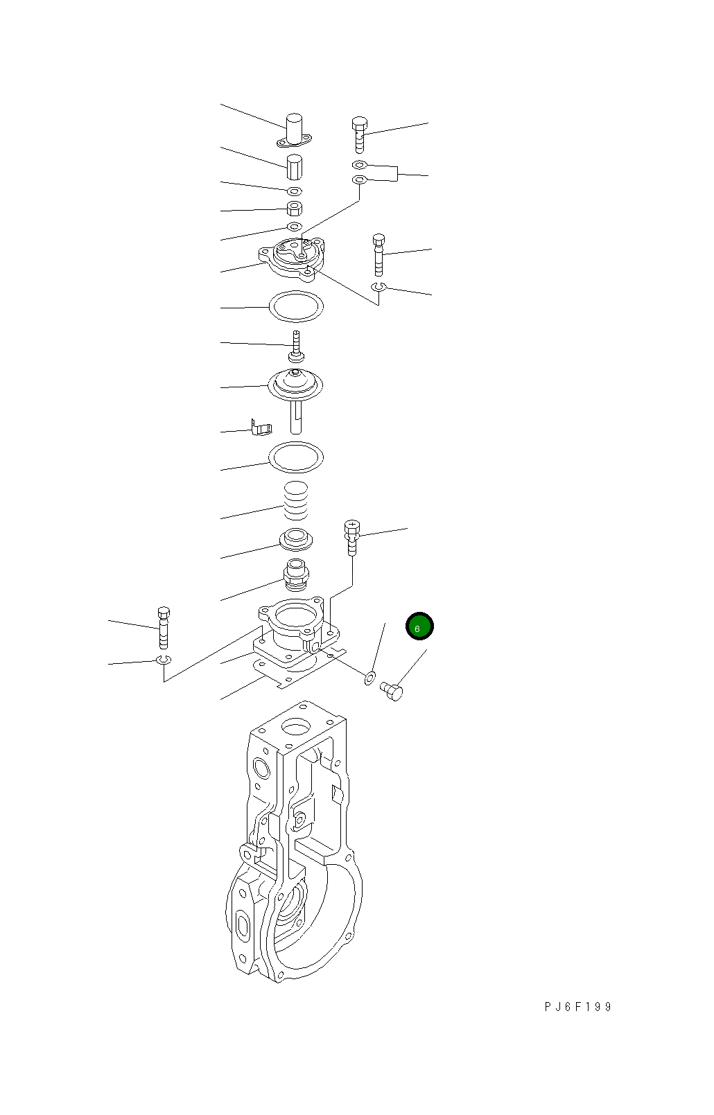 Прокладка DK029331-21 Komatsu
