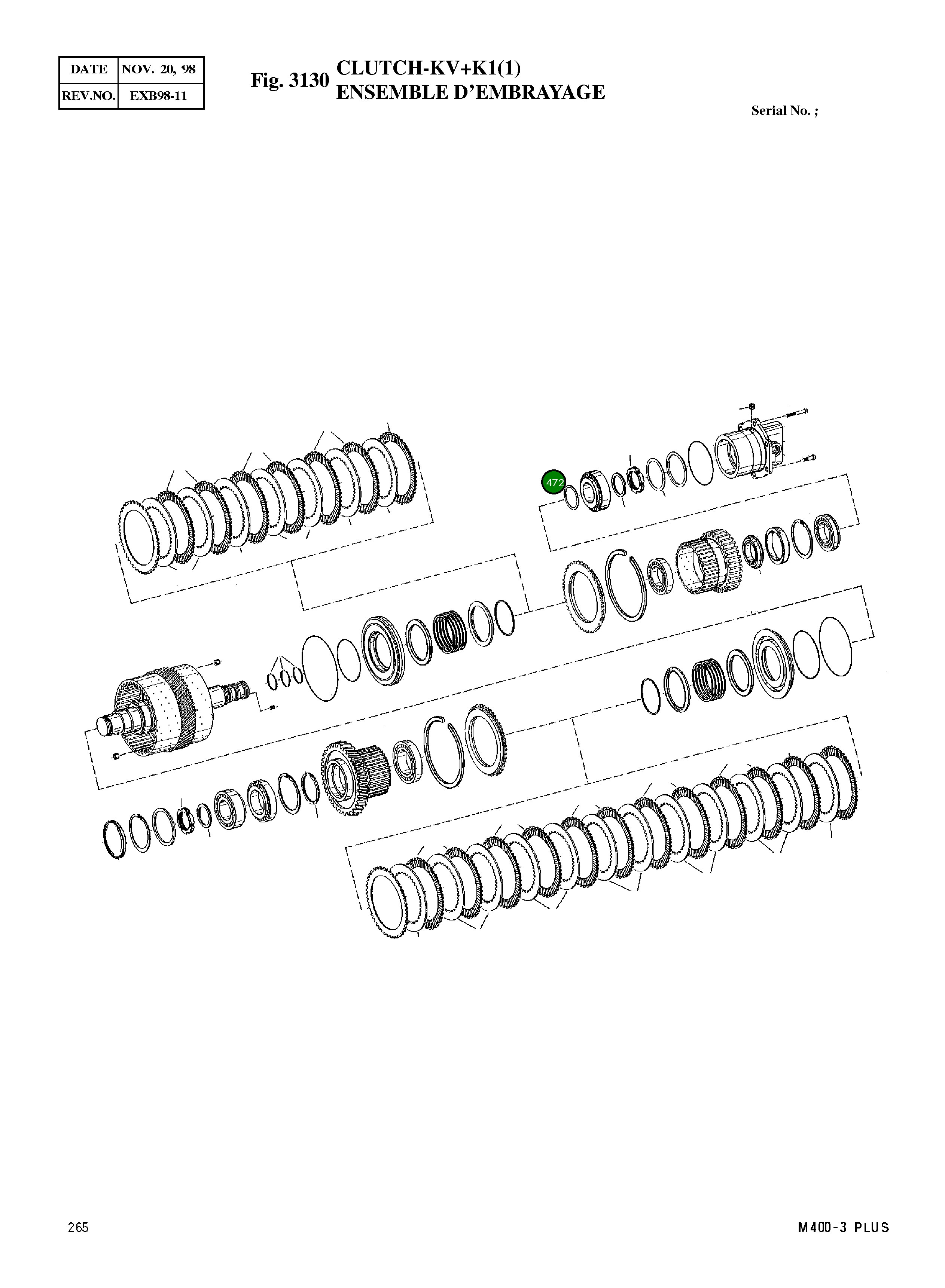 Регулировочная прокладка 0899 311 382 Komatsu