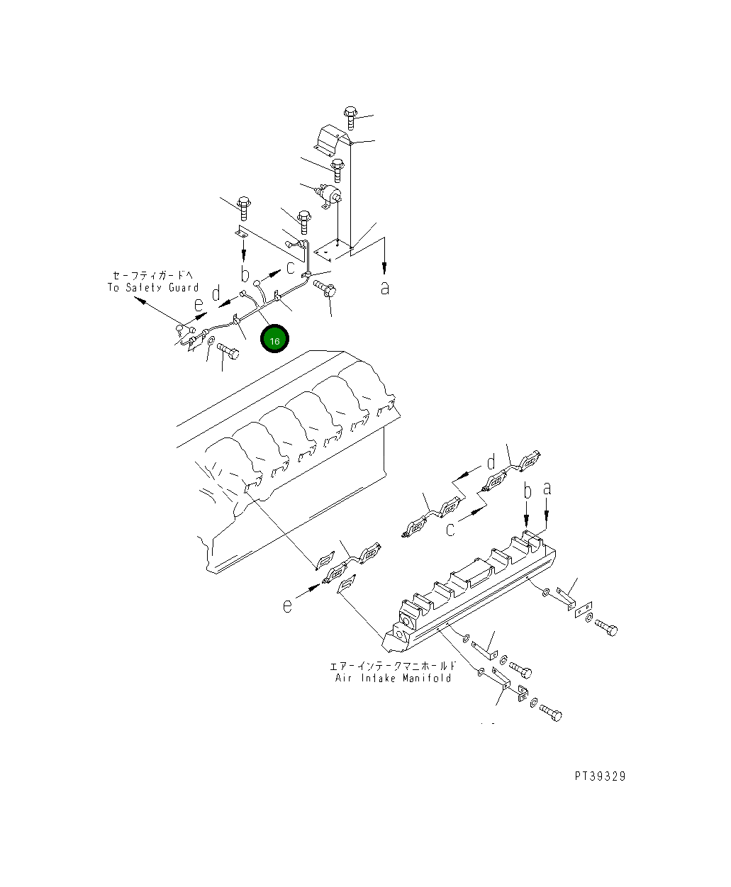 Провод 6215-81-8230 Komatsu
