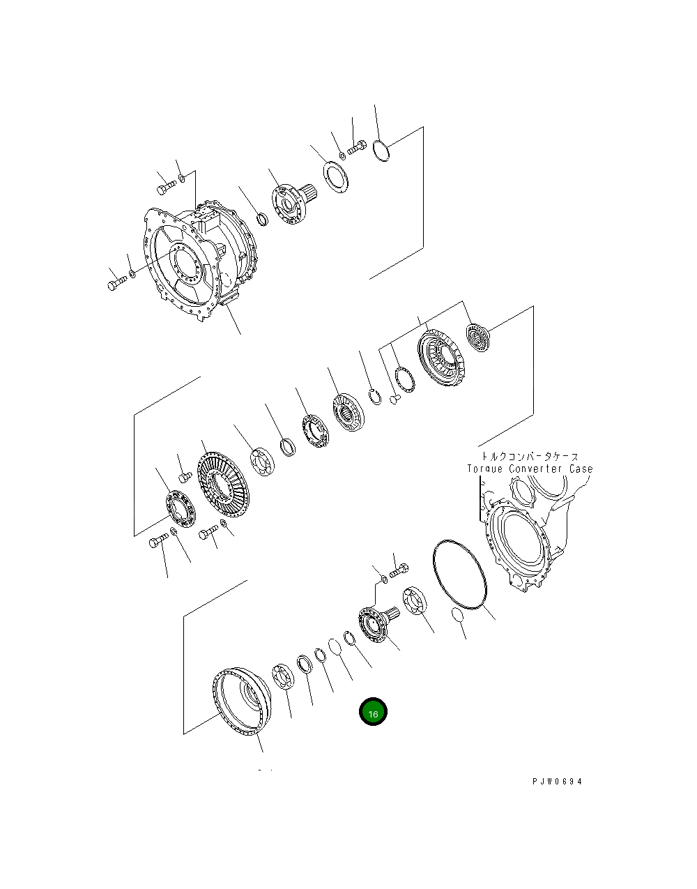 Провод 42C-13-16190 Komatsu