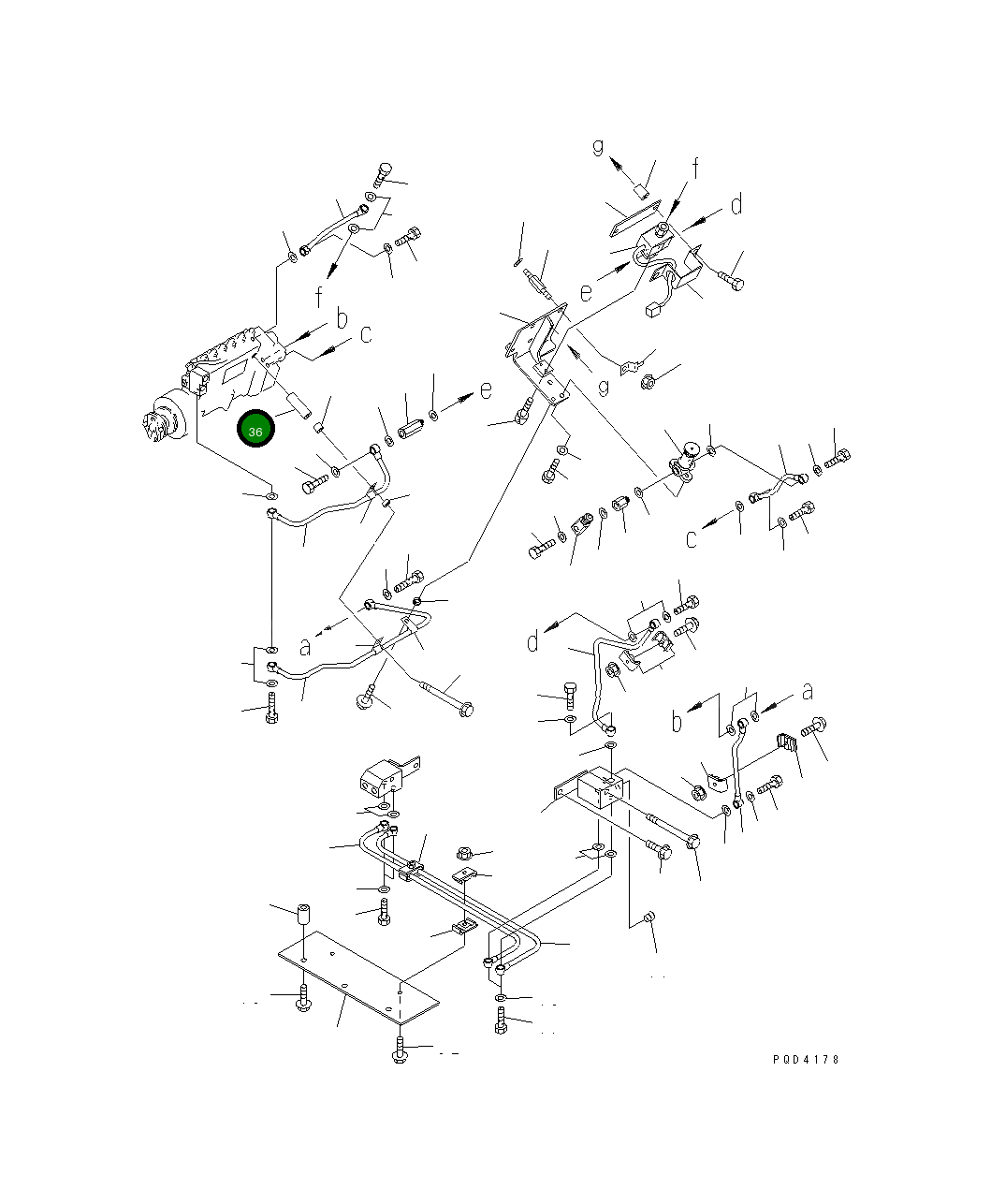 Проставка 6354-81-6930 Komatsu