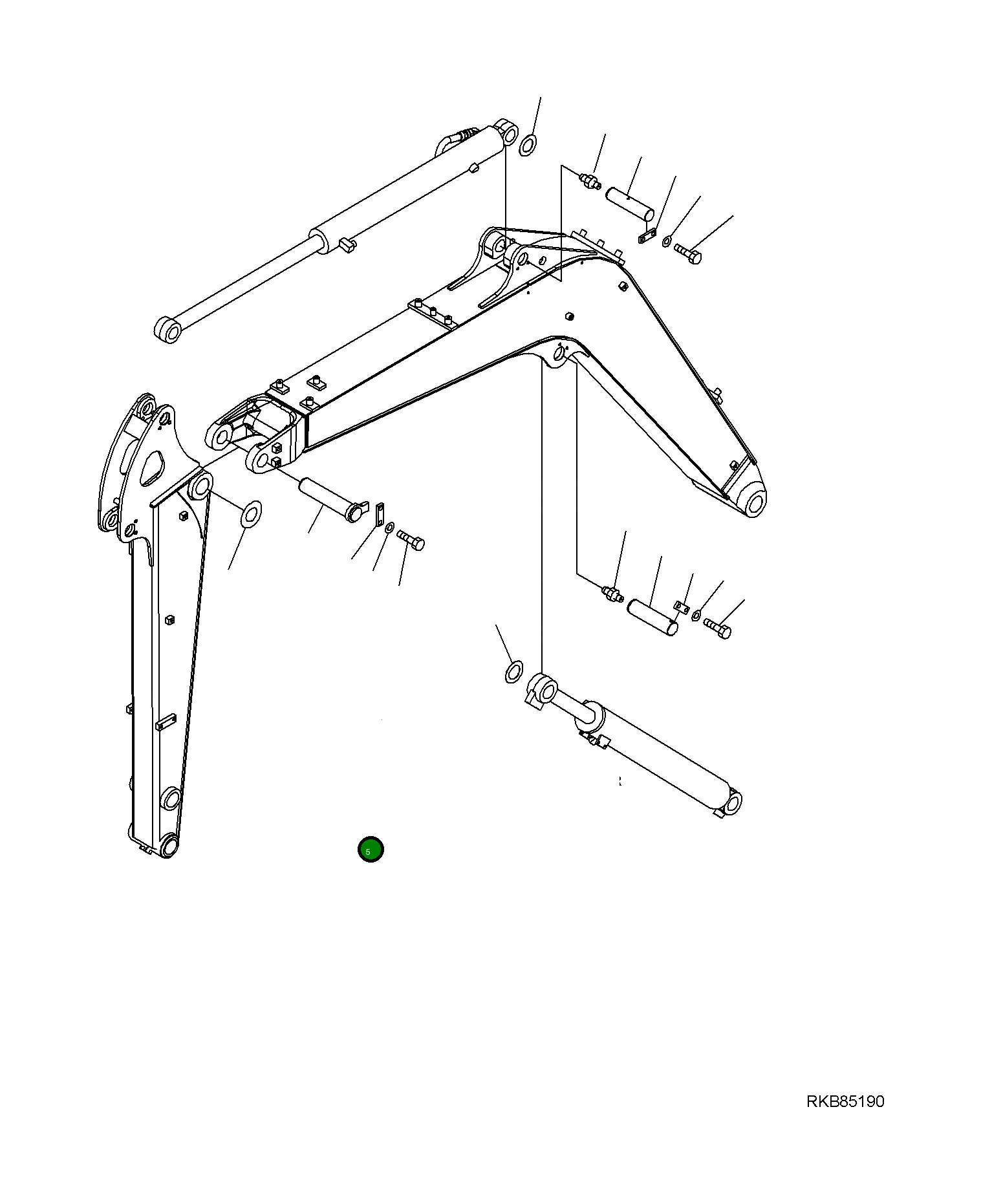 Регулировочная прокладка 22L-09-R2190 Komatsu