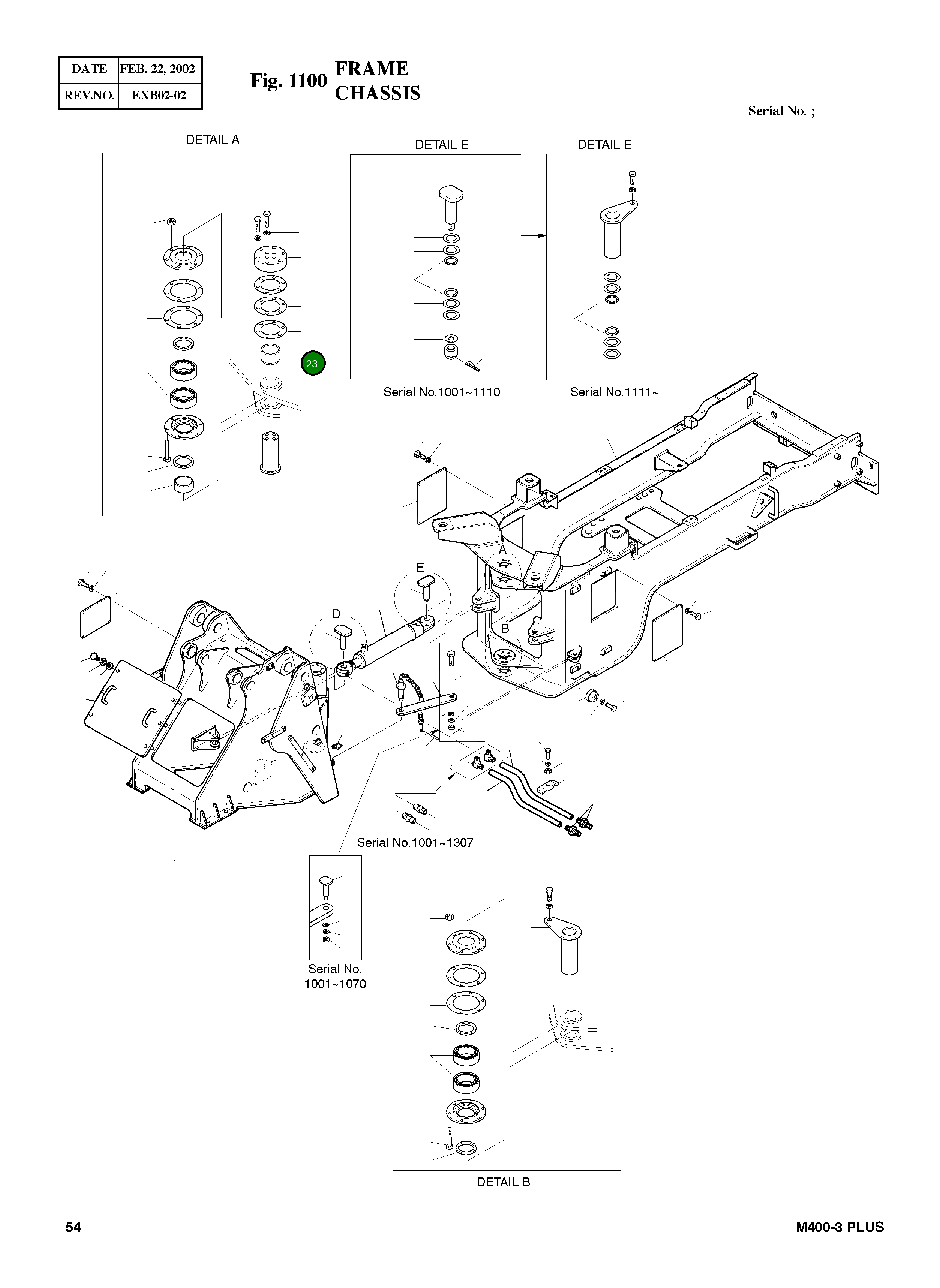 Проставка 4114-4139C Komatsu