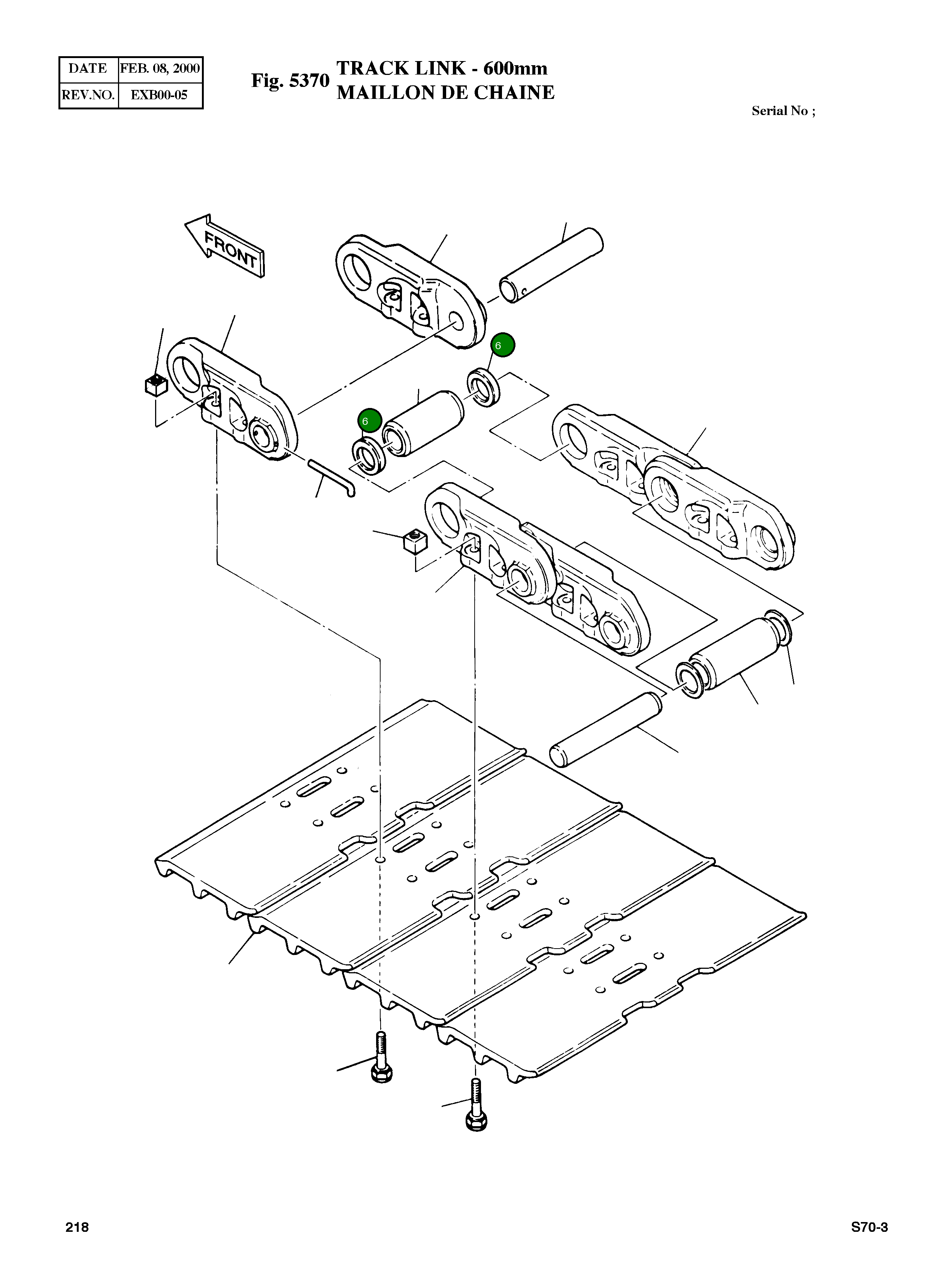 Проставка C/L154L001 Komatsu