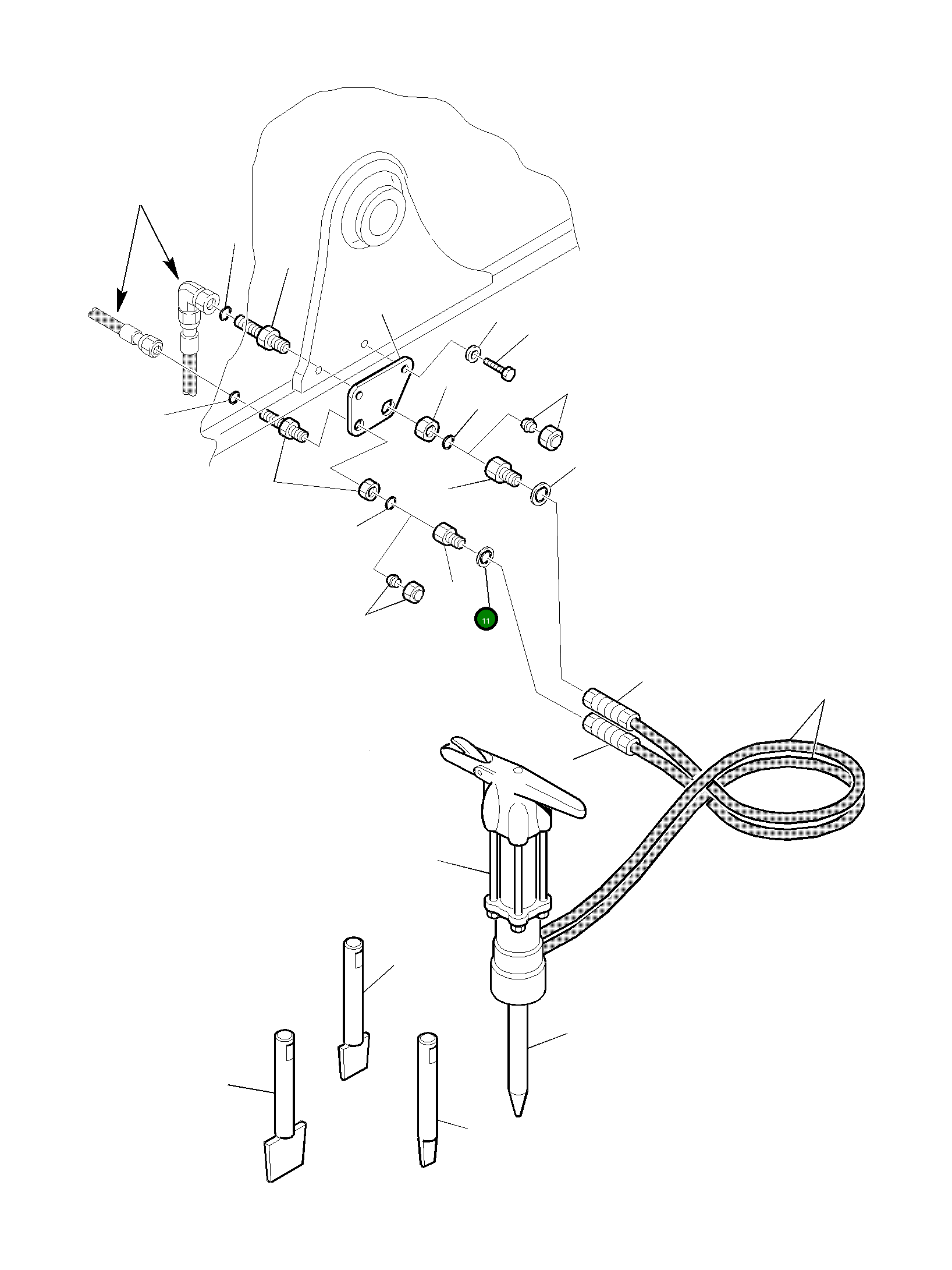 Прокладка 885150037 Komatsu