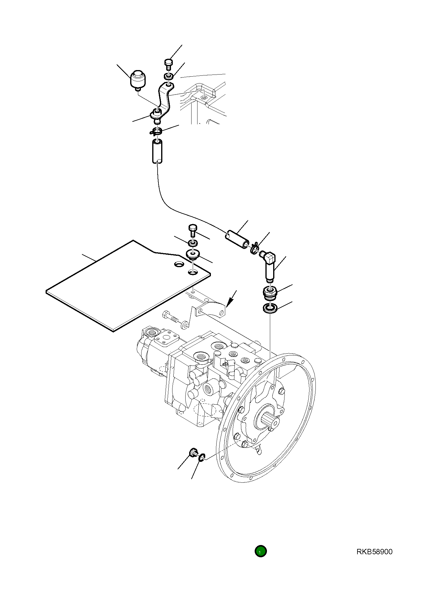 Пробка 21W-09-R1120 Komatsu
