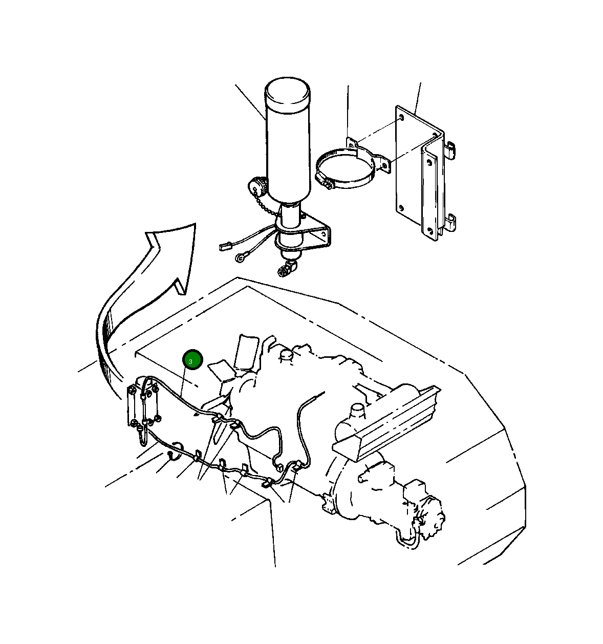 Провод 207-06-58230 Komatsu