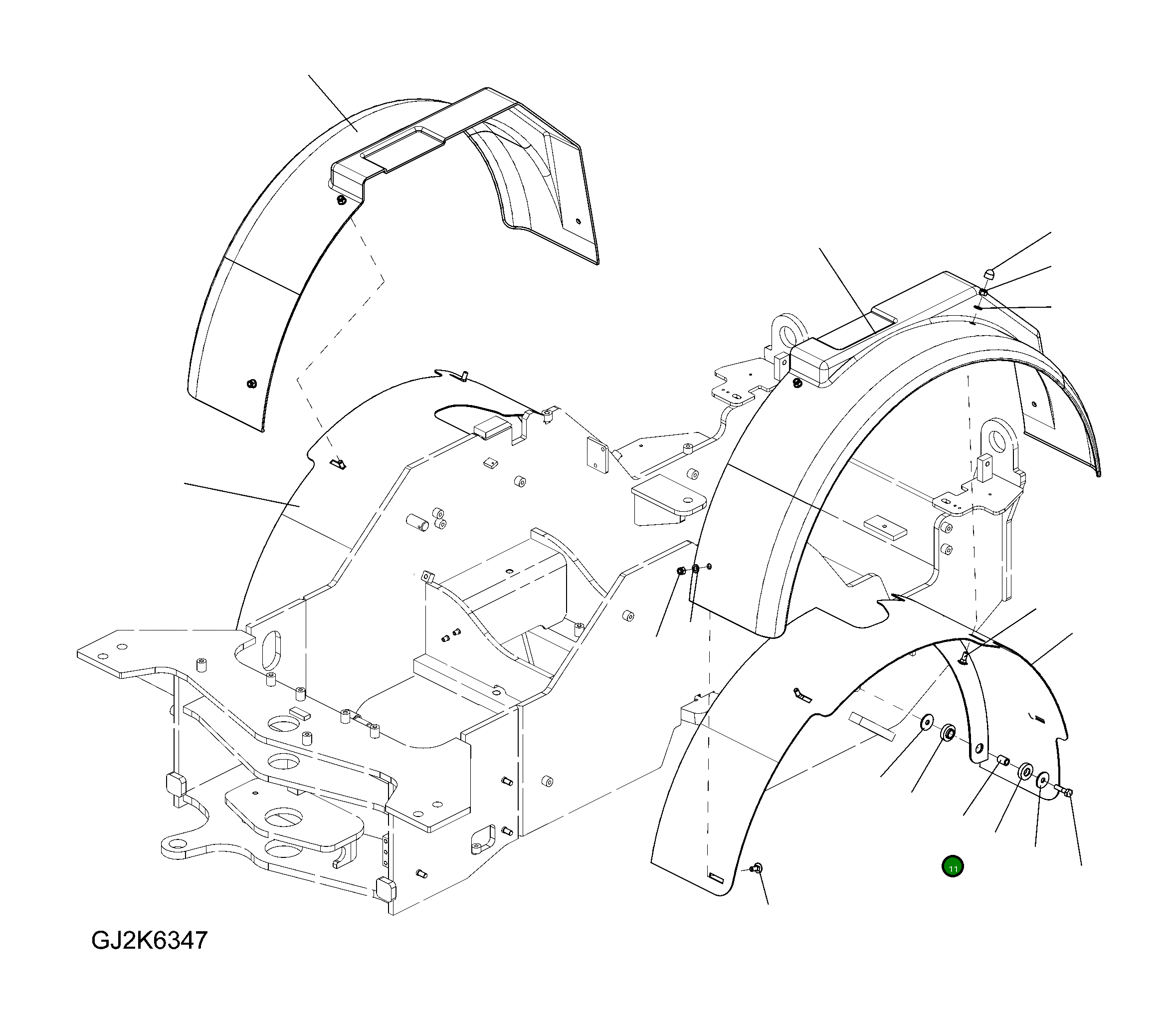 Проставка 42Y-43-H7370 Komatsu