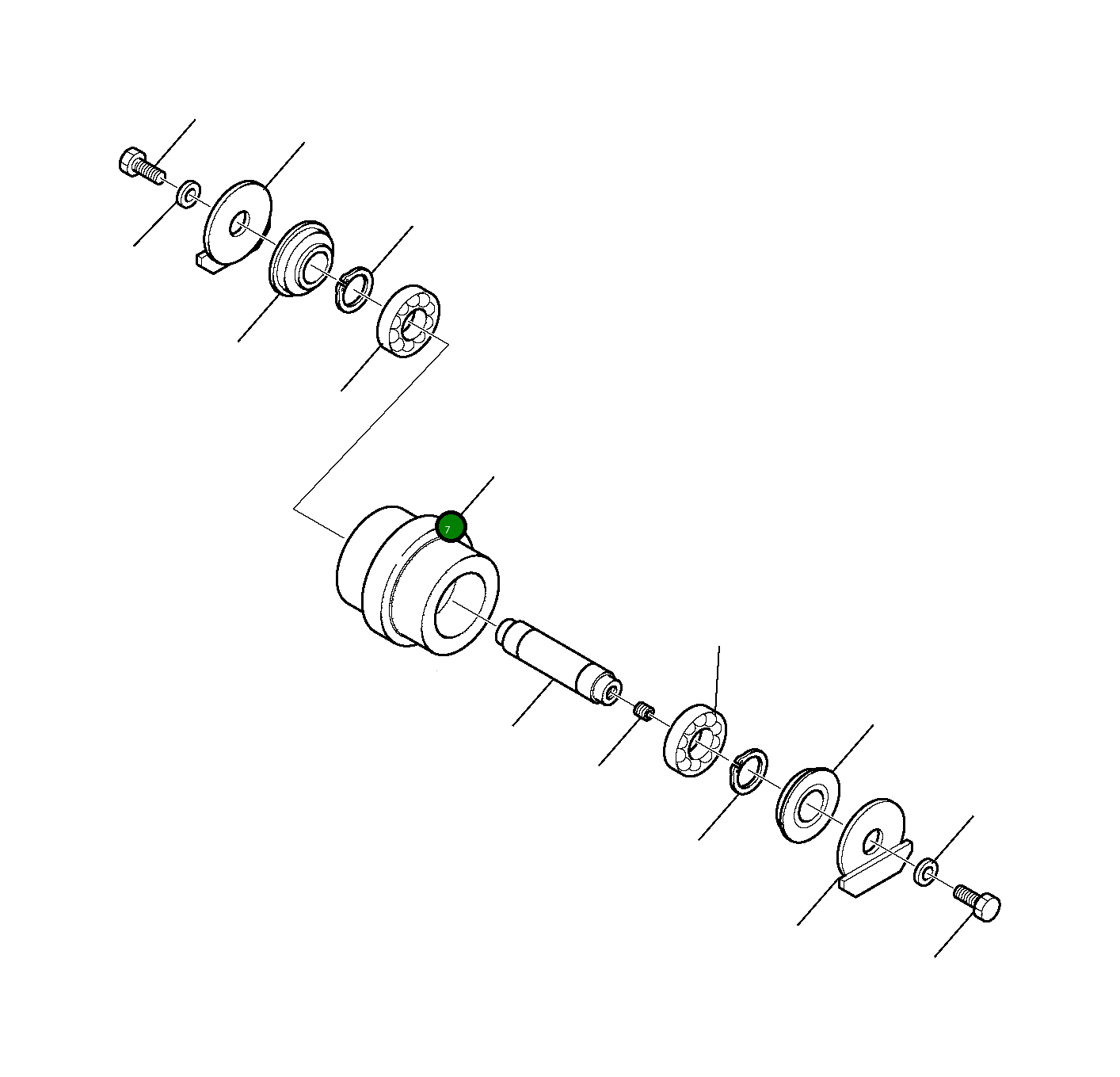 Проставка 3F0528051 Komatsu