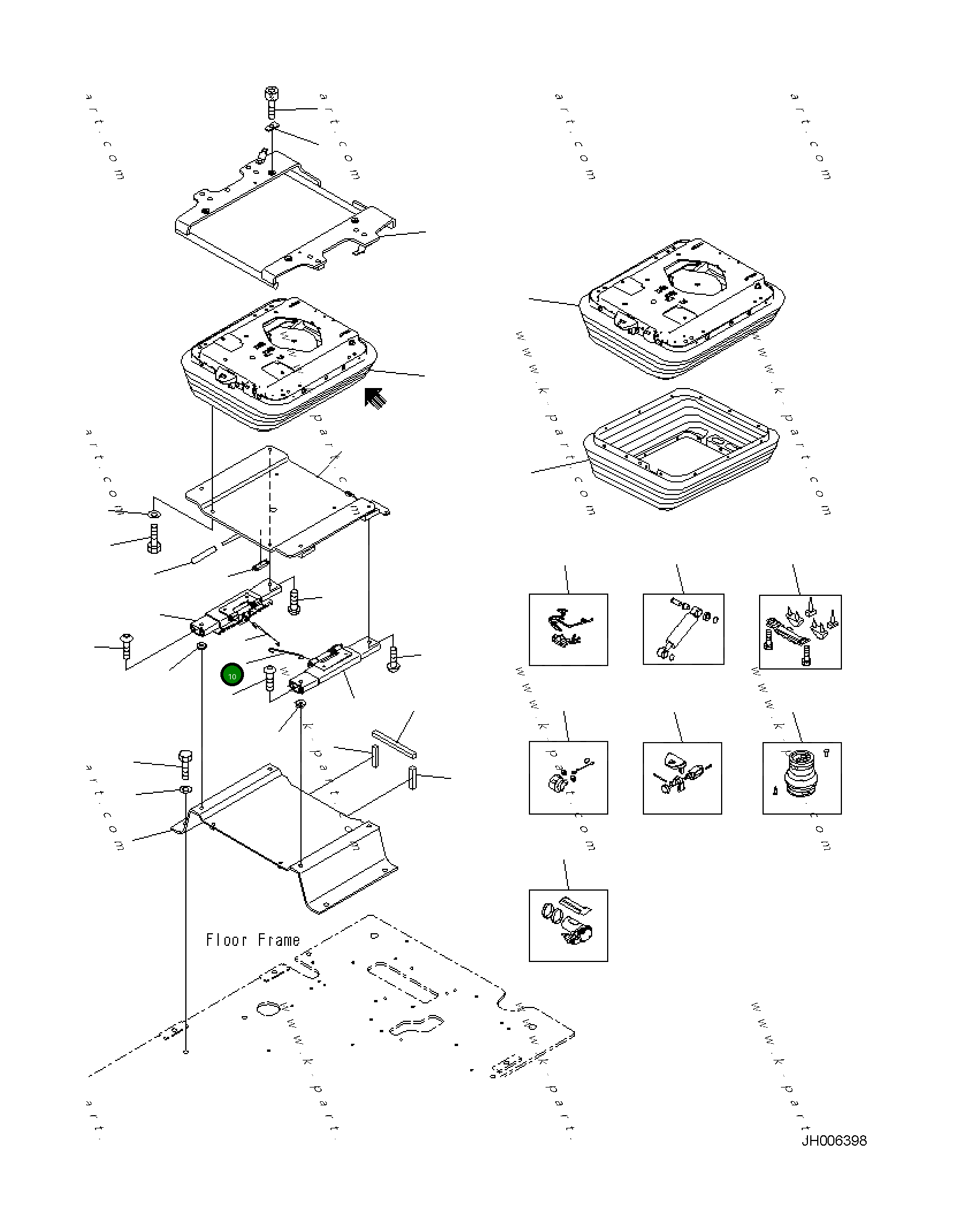 Провод 2A5-43-12371 Komatsu