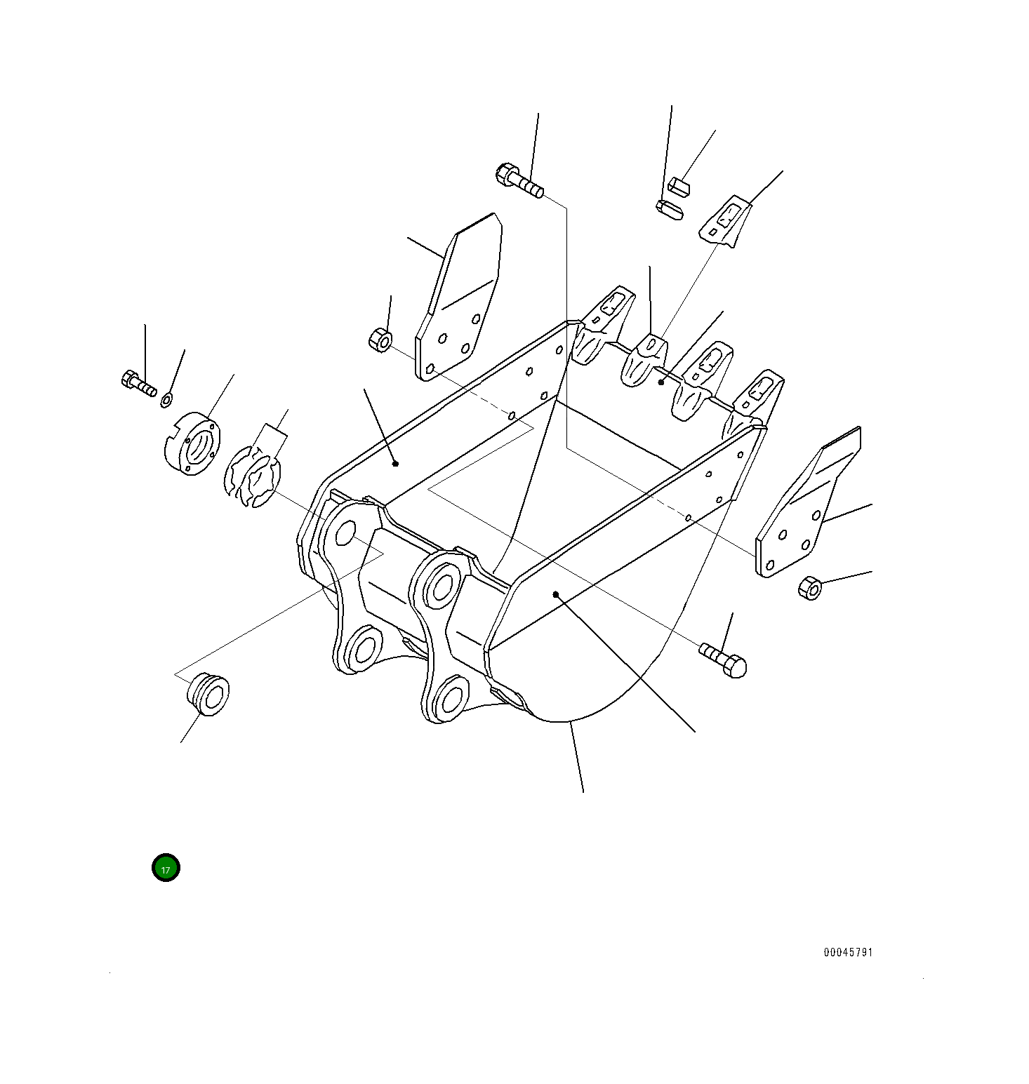 Проставка 2057074381 Komatsu