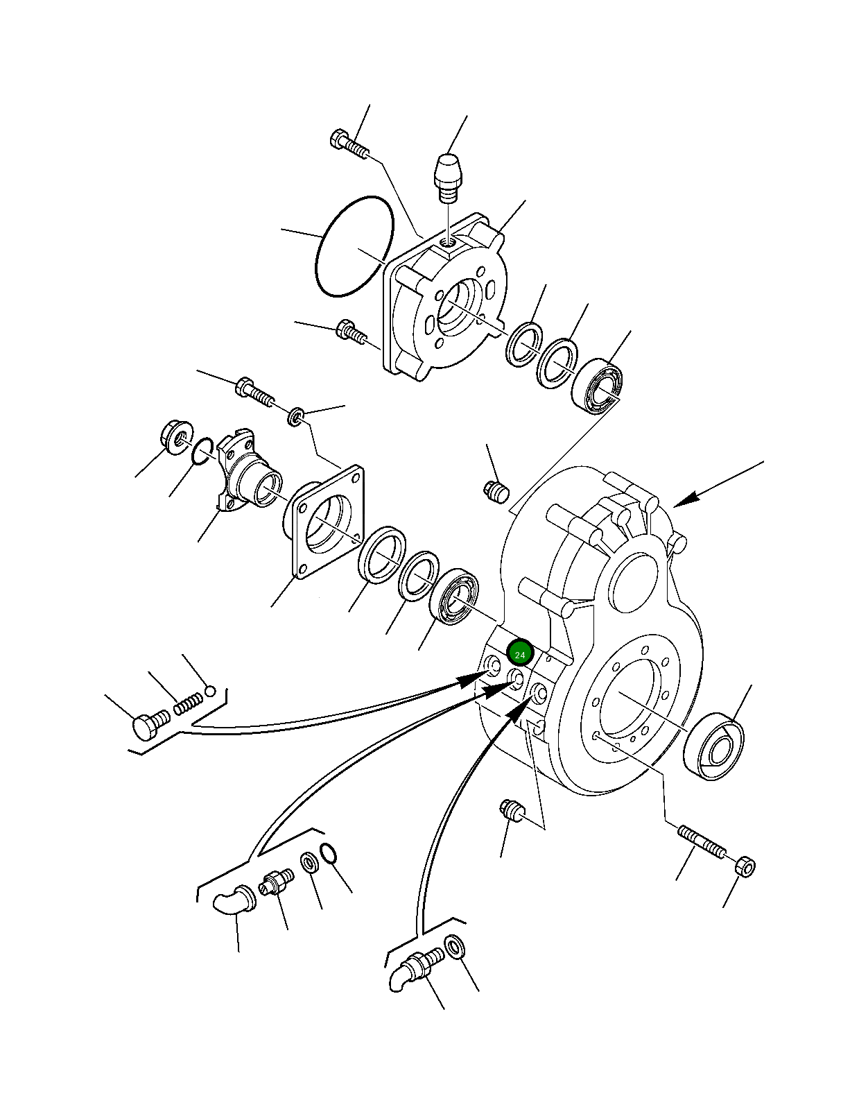 Пружинная шайба 21D-23-11290 Komatsu