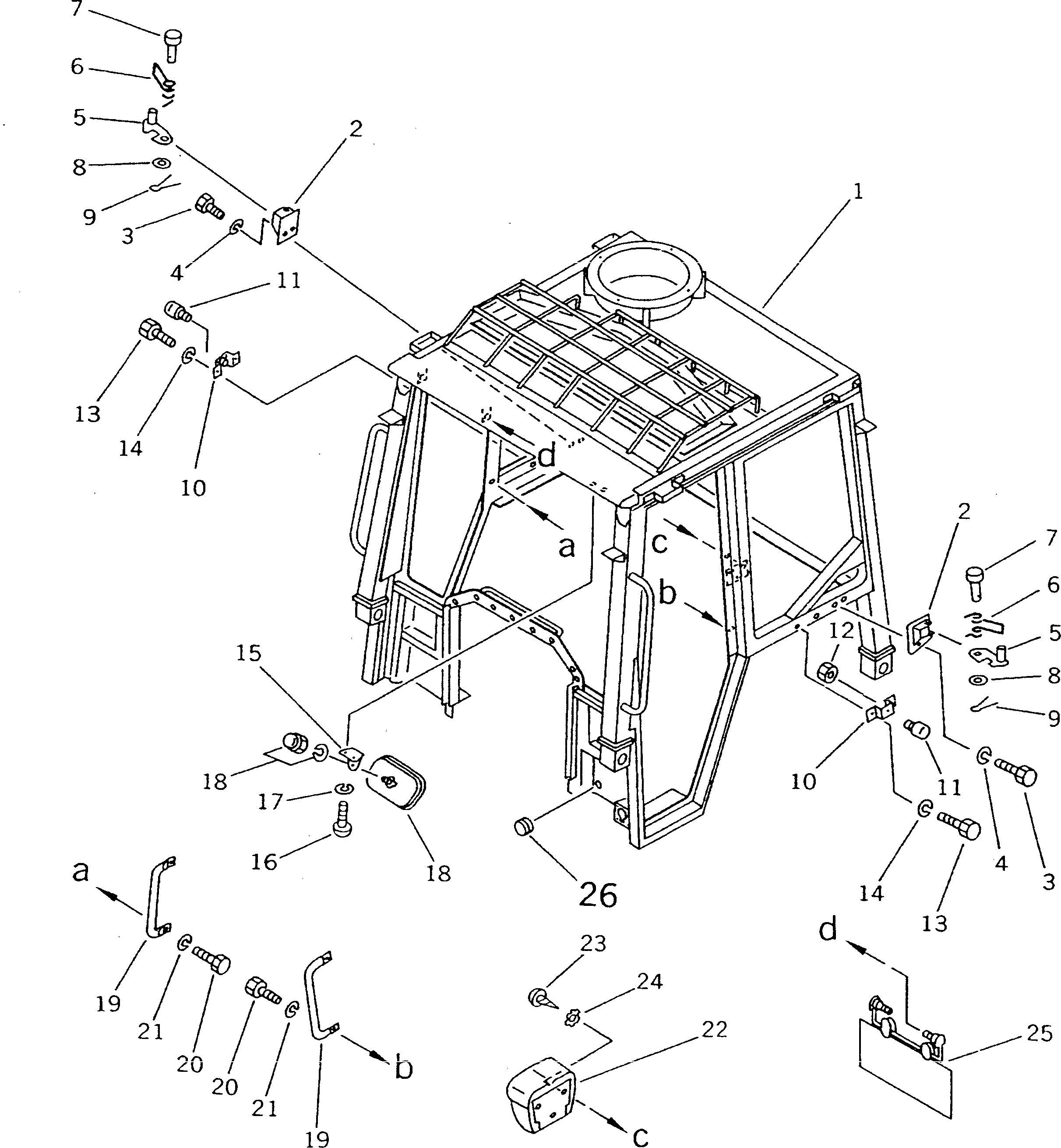 Стойка 104-Y11-2341 Komatsu