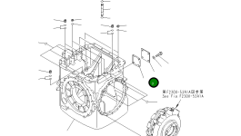 Прокладка 14Y-22-25170 Komatsu