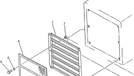 Решётка 567-92-12120 Komatsu