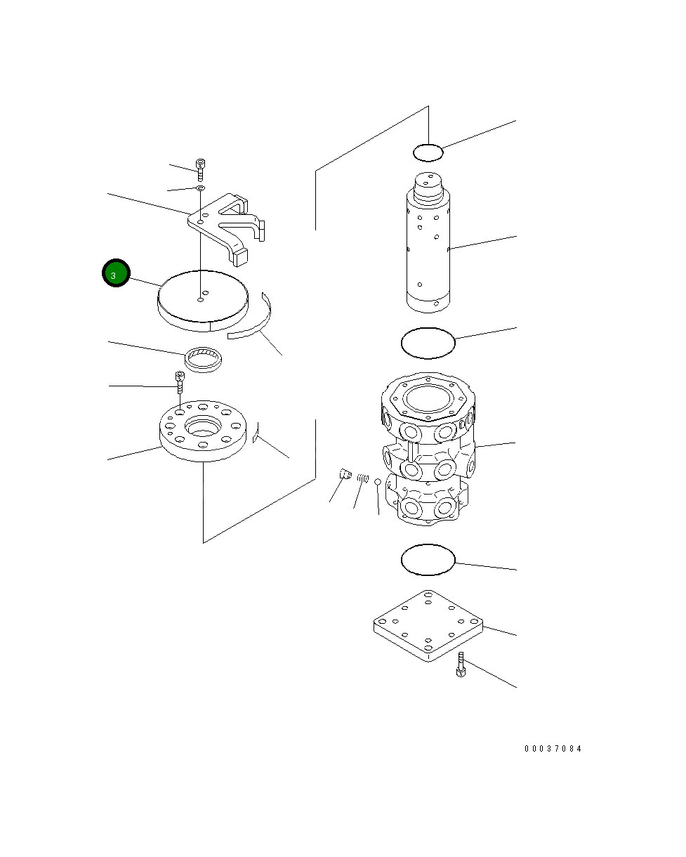 Пластина 22F-62-13261 Komatsu