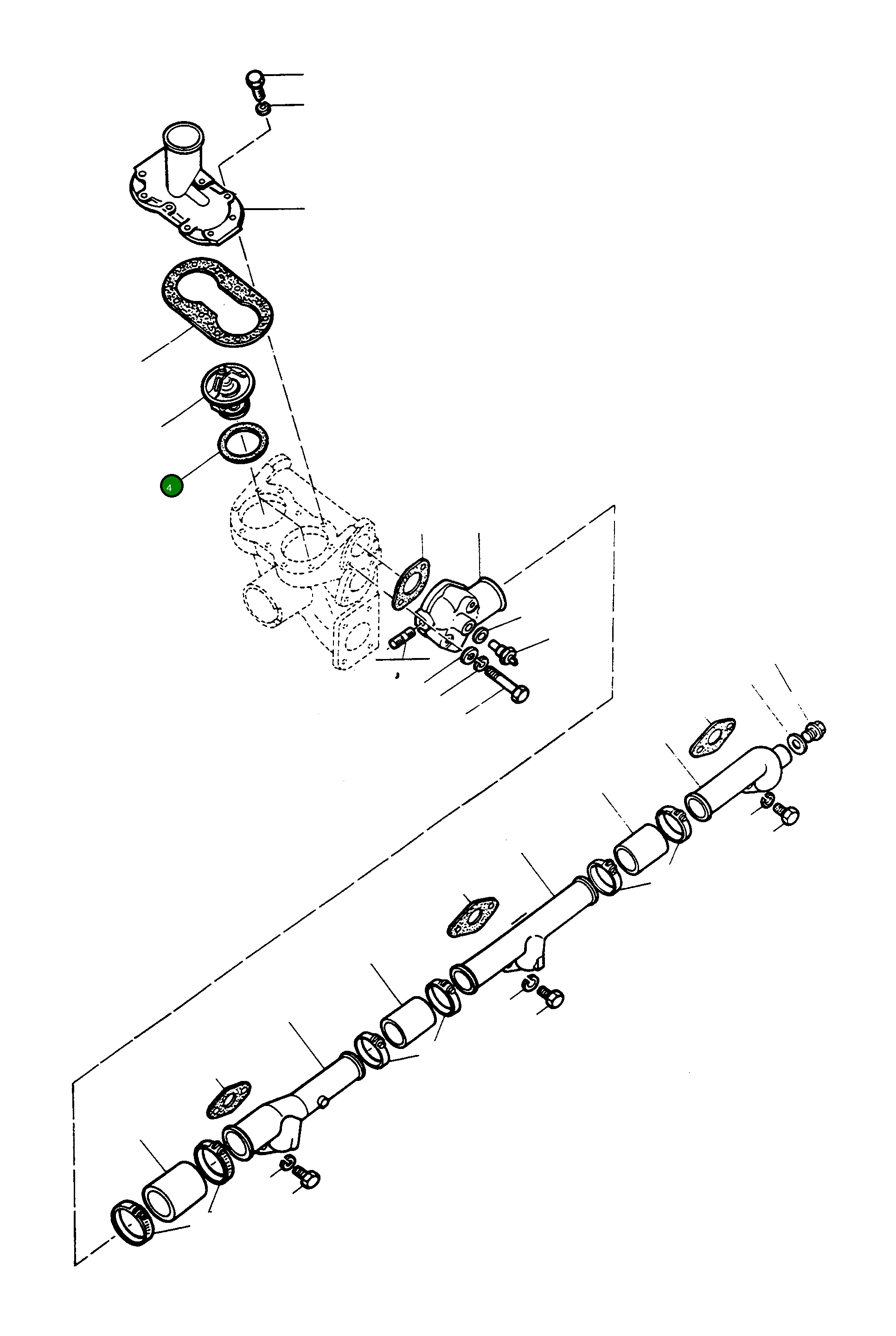 Прокладка 2872576M1 Komatsu
