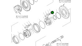 Проставка 421-15-12810 Komatsu