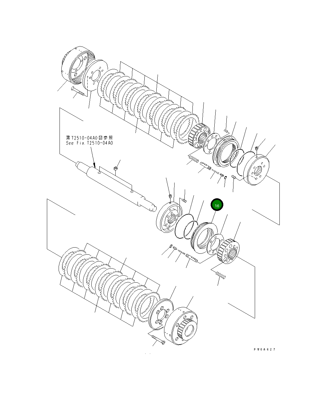 Поршень 144-916-2560 Komatsu