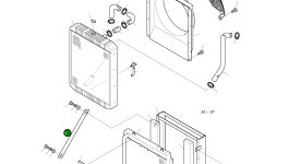 Стойка 2145-1244A Komatsu