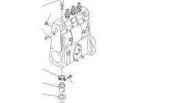 Пробка YMX1310341401 Komatsu