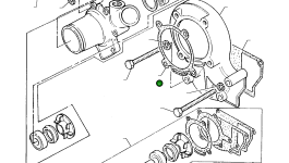 Прокладка P36866721 Komatsu