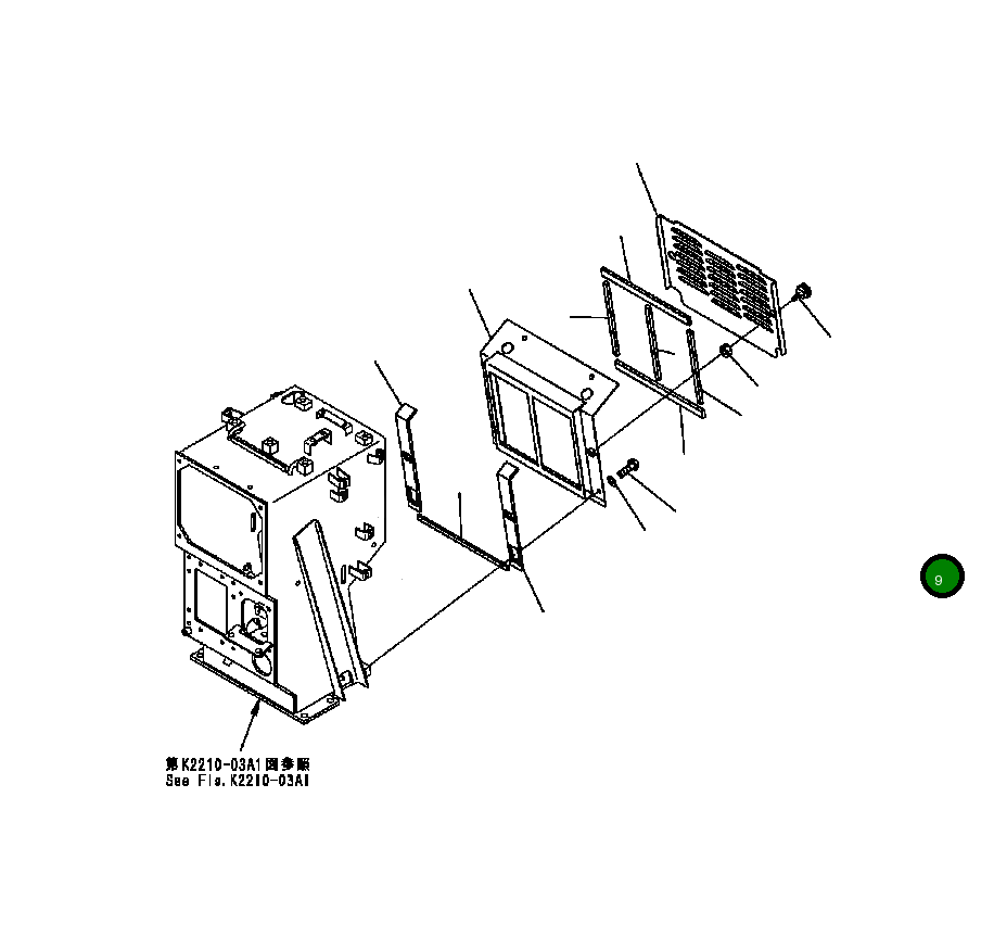 Ручка 11Y-979-4560 Komatsu