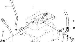 Трубка CU3000568 Komatsu