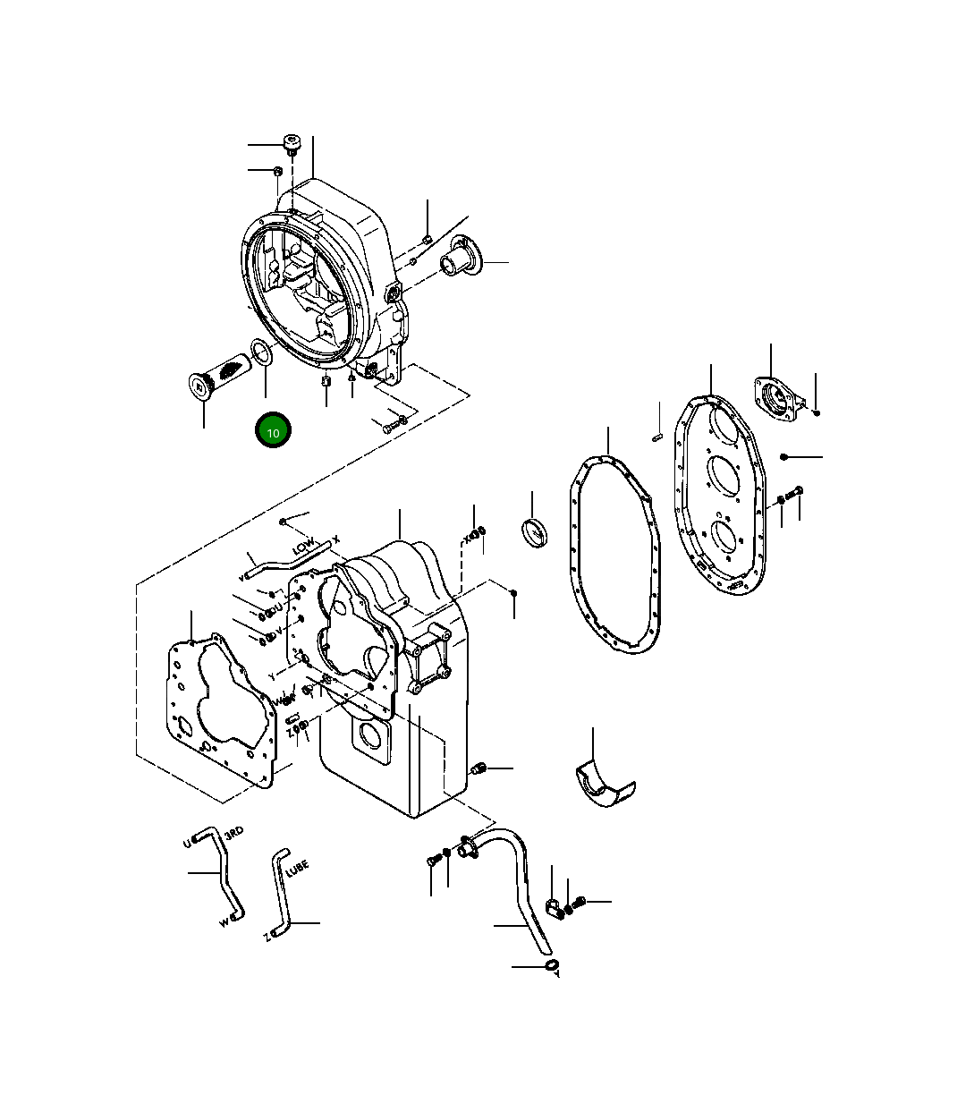 Прокладка 631 064 C1 Komatsu