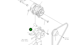 Проставка YM119621-77340 Komatsu