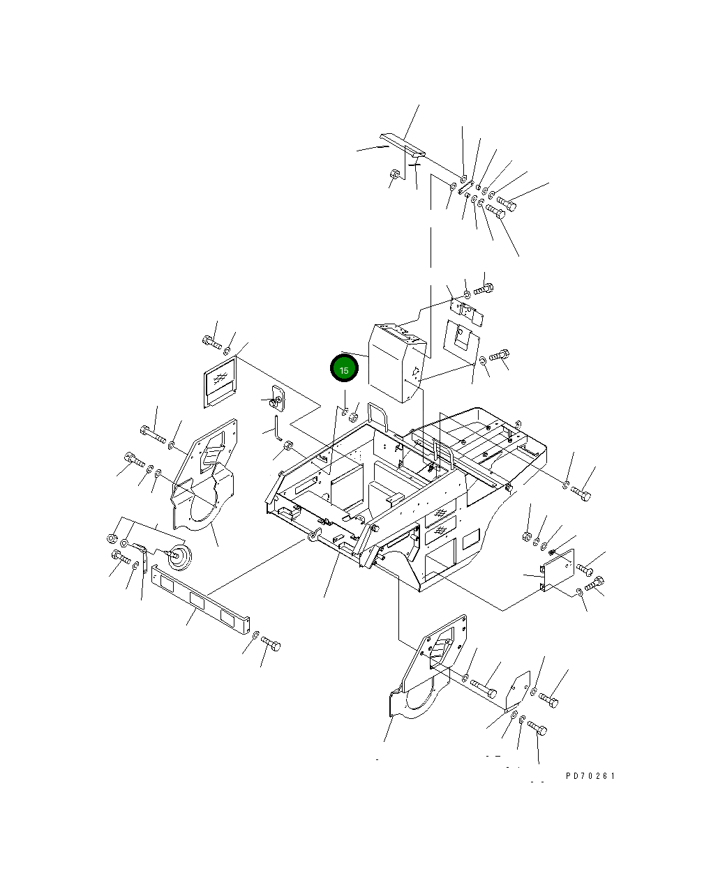Панель приборов 266-10-75100 Komatsu