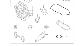 Прокладка 119660-01562 Komatsu