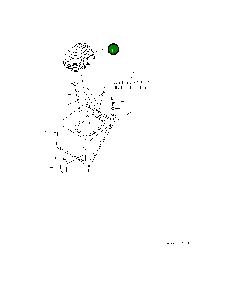 Пыльник 114-43-59160 Komatsu