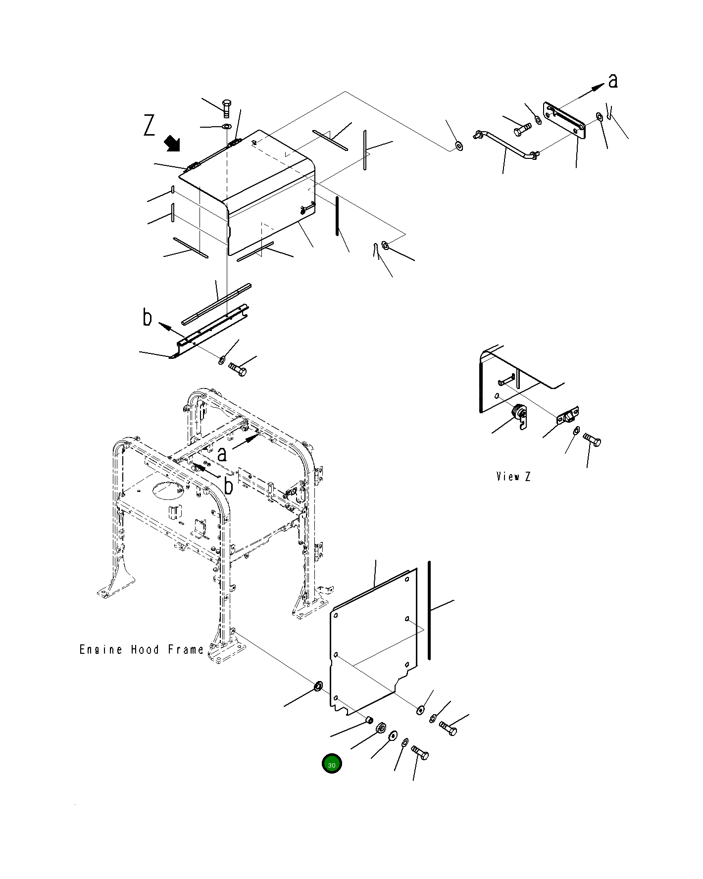 Проставка 23H-54-13820 Komatsu