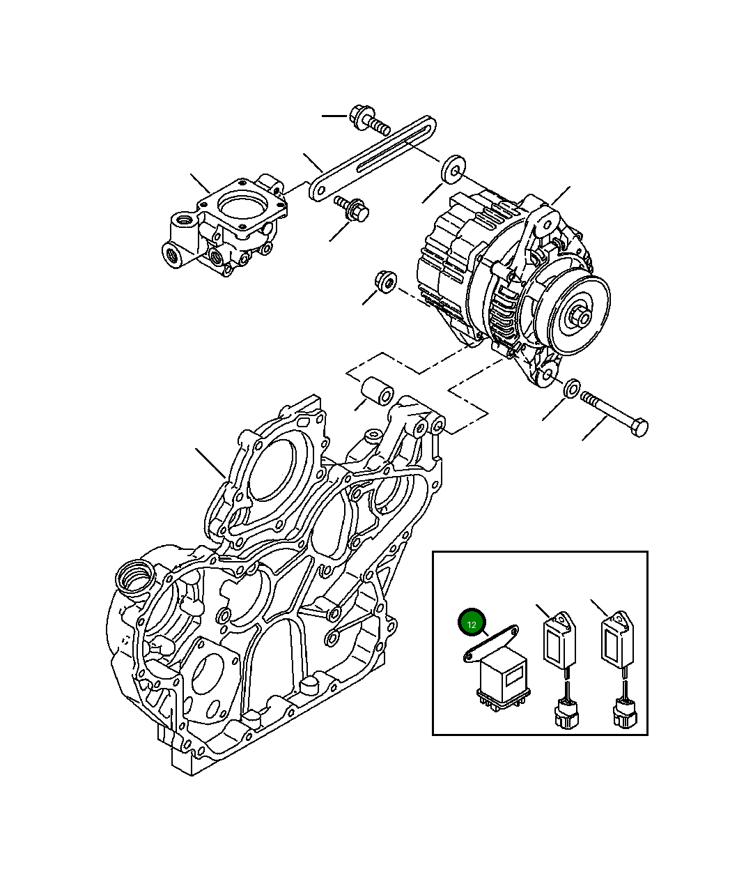 Реле YM12910077910 Komatsu