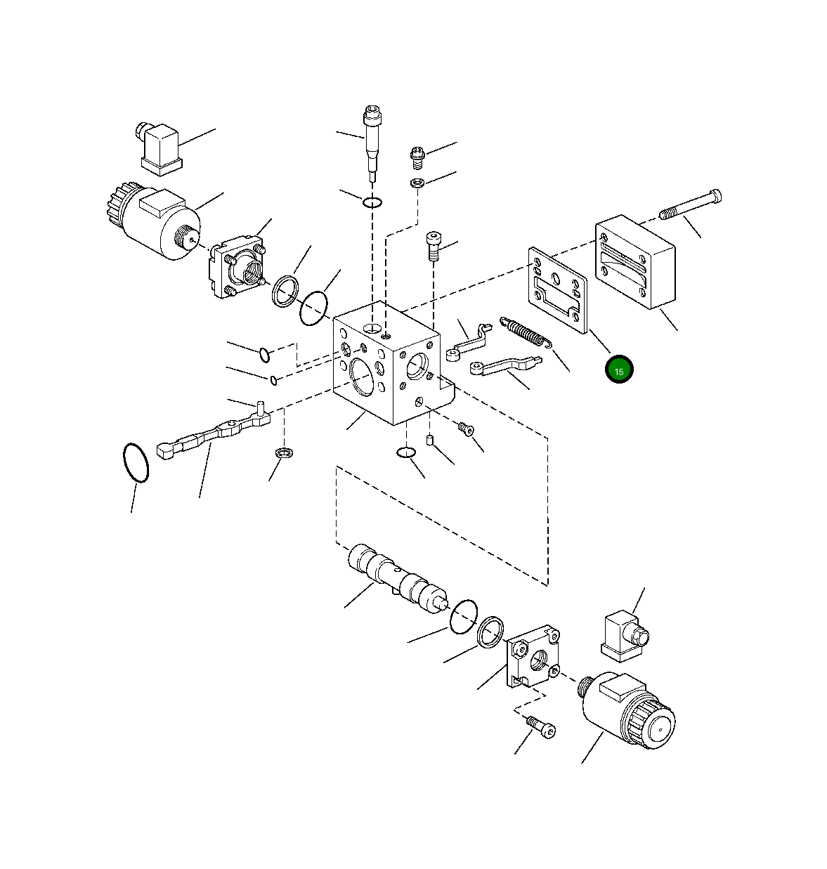 Прокладка 1440 347 H1 Komatsu